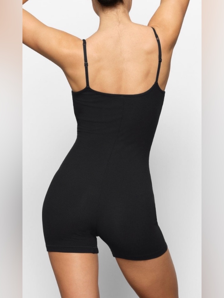 Skims Soft Lounge Onesie - Onyx Nwt